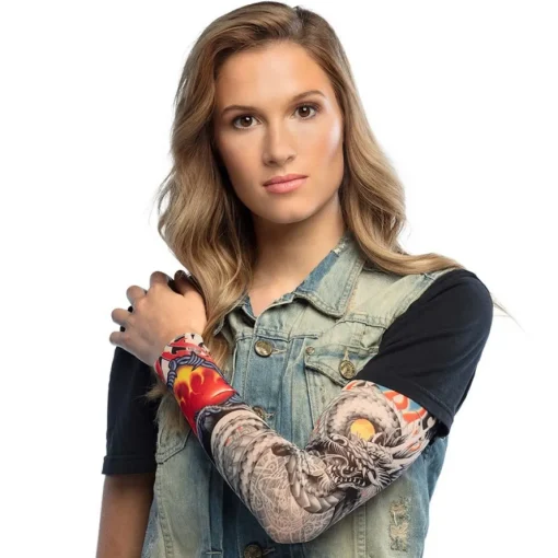 Tatoveringserme Sleeve Dragon