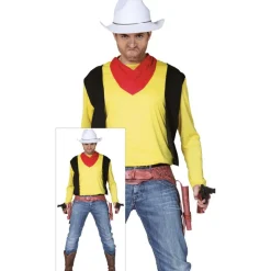 Tegneserie Cowboy Kostyme Gul
