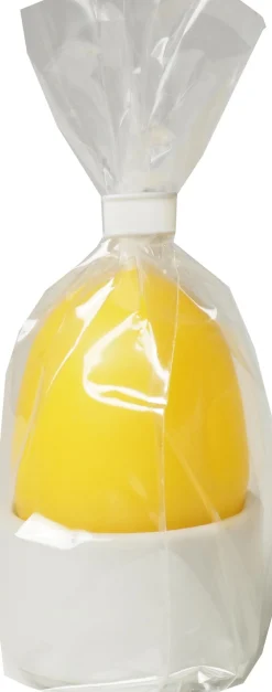 Telysholder med Egglys Påske Gul
