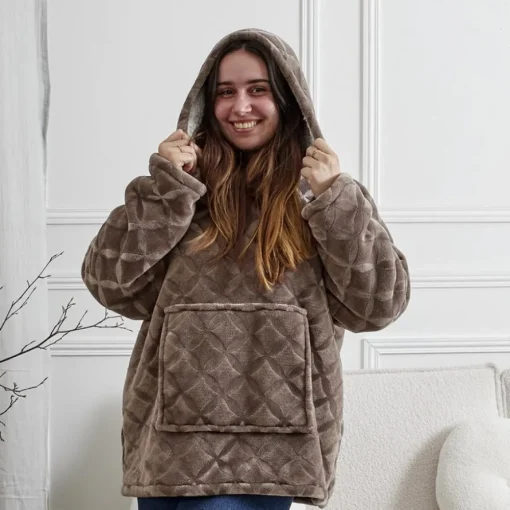 Teppe Hoodie Brun