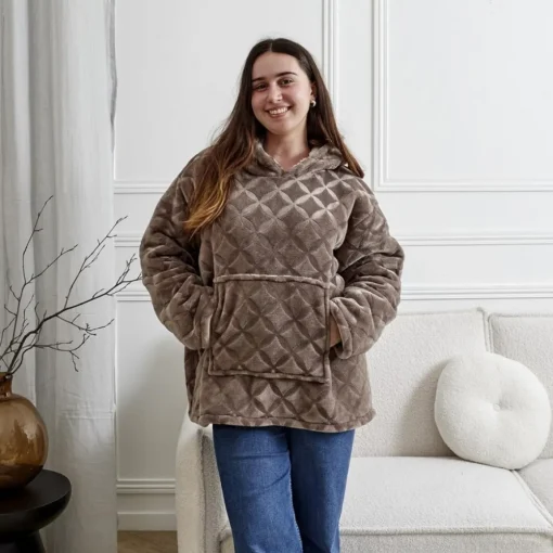 Teppe Hoodie Brun