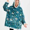 Teppe Hoodie Jul Grønn