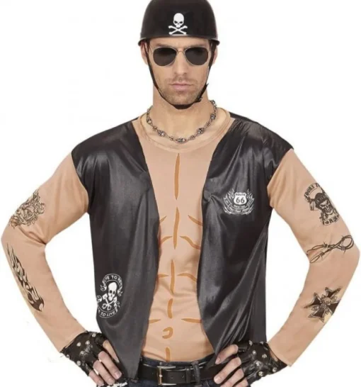 Tøff Biker Skjorte