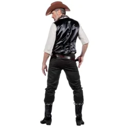 Tøff Cowboy Kostyme Svart