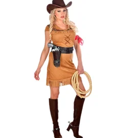 Tøff Cowgirl Kostyme