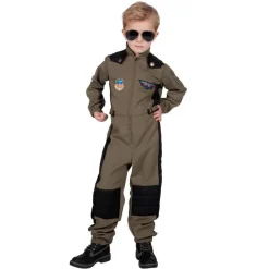 Tøff Pilot Barnekostyme