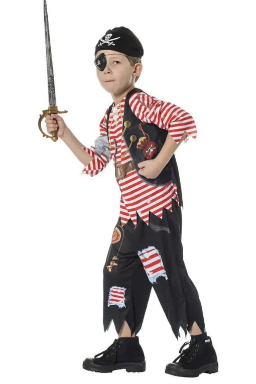 Tøff Pirat Barnekostyme
