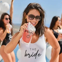 The Bride Drink Pose