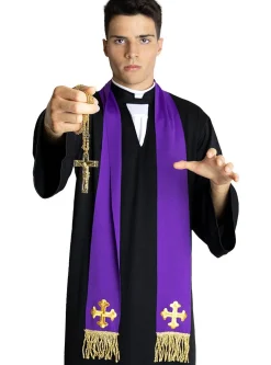 The Exorcist® Father Karras Prest Kostyme