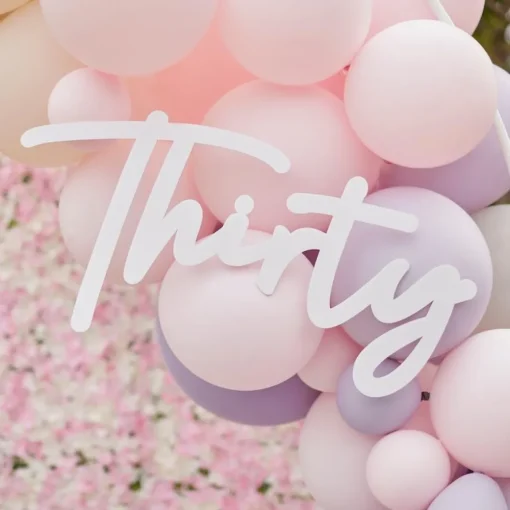 Thirty Skilt Hvit