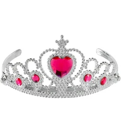 Tiara med Rosa Edelstener