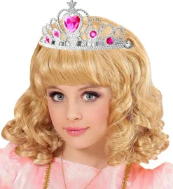 Tiara med Rosa Edelstener