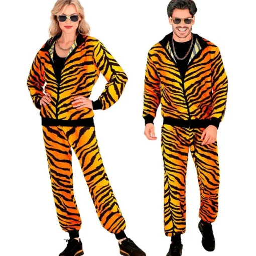 Tiger 80-talls Treningsdress Kostyme