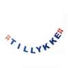 Tillykke Guirlande Blå
