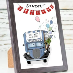 Tillykke Student Kort Blå