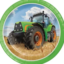 Traktor Frokoststørrelse Papptallerkener