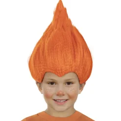 Trolls® Barneparykk Oransje