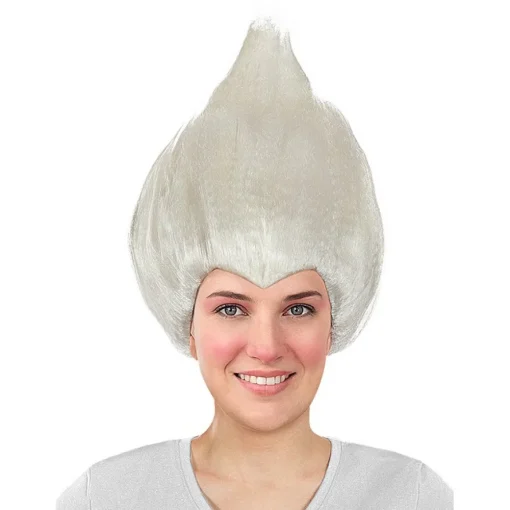 Trolls® Parykk Hvit