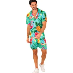 Tropisk Flamingo Hawaiisett
