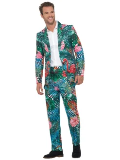 Tropisk Hawaii Flamingo Dress