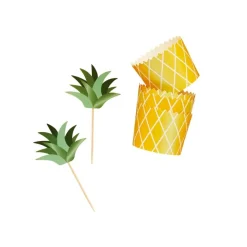 Tropiske Ananas Begre og Matpinner
