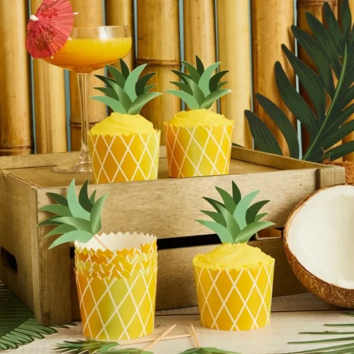 Tropiske Ananas Begre og Matpinner