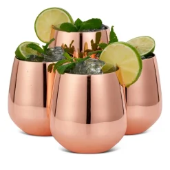 Tumbler Glass Gullrosa Rustfritt Stål