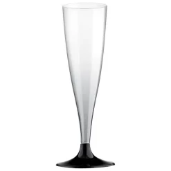 Tynne Champagneglass Svart