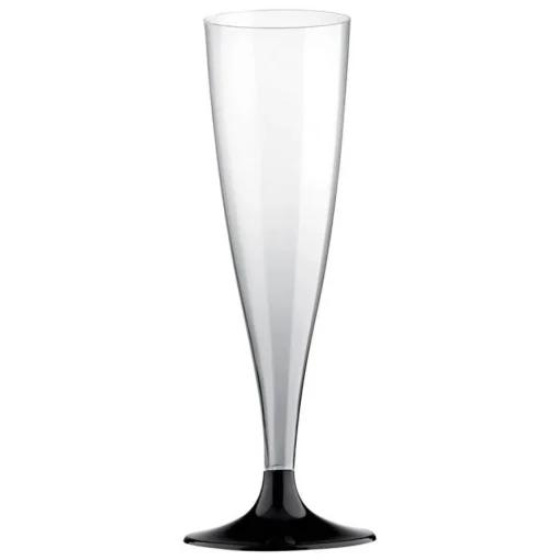 Tynne Champagneglass Svart