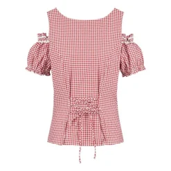 Tyrolerbluse Bodice Rød