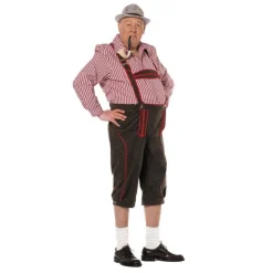 Tyrolerbukser Klassisk Mørkegrønn