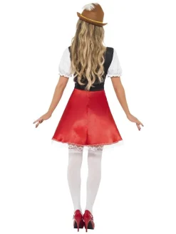 Tyrolerkjole Rød