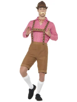 Tyrolerkostyme Bierfest Rød