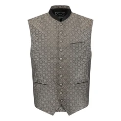 Tyrolervest Jacquard Grå
