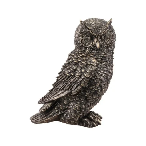 Ugle Figur Bronse