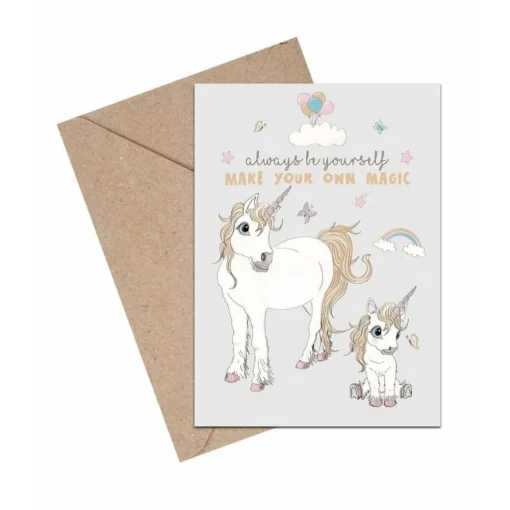 Unicorn Always Be Yourself Kort