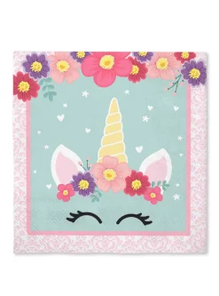 Unicorn Blomst Servietter