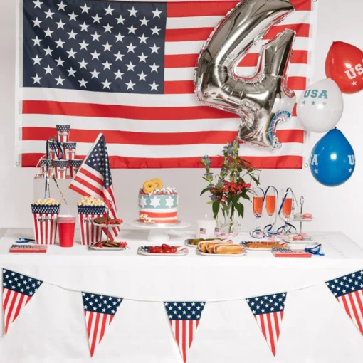 USA Ballonger Rød Blå og Hvit