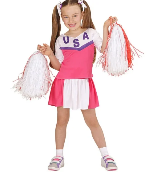 USA Cheerleader Barnekostyme
