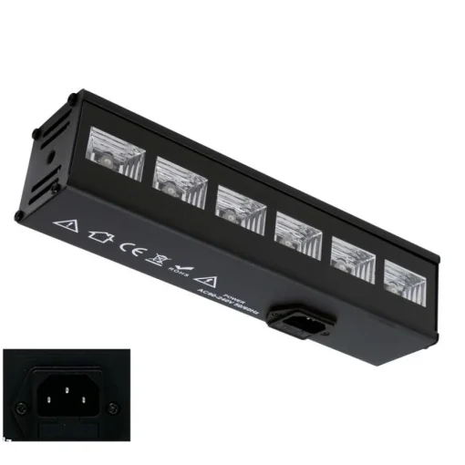 UV Blacklight Lysbar 6 LED