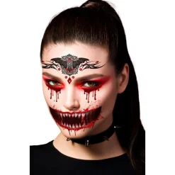 Vampyr Ansikt Engangstatoveringer