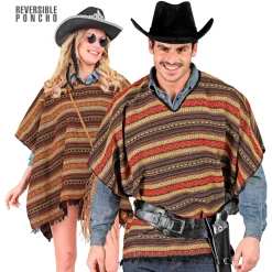 Vendbar Stripete Poncho