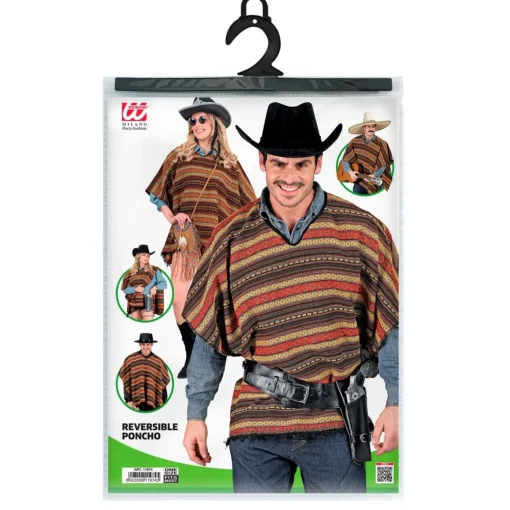 Vendbar Stripete Poncho