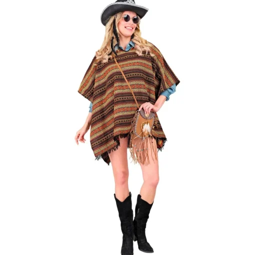 Vendbar Stripete Poncho