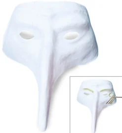 Venetiansk Maske Hvit