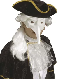 Venetiansk Maske Hvit