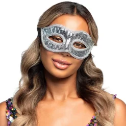 Venezia Øyemaske Sølv