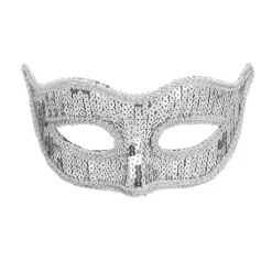 Venezia Øyemaske Sølv