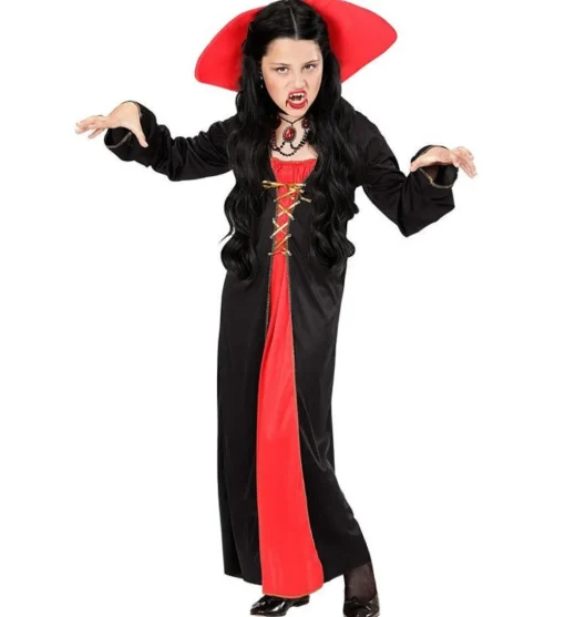Viktoriansk Prinsesse Vampyr Barnekostyme