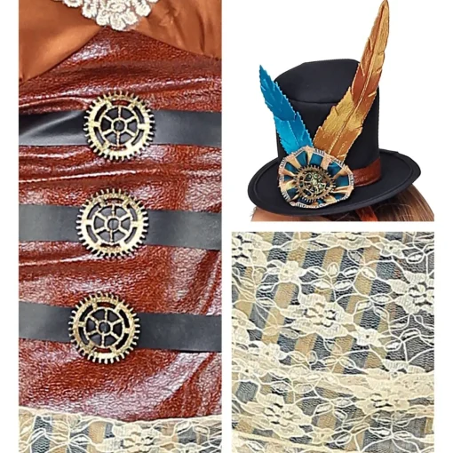 Viktoriansk Steampunk Kostyme